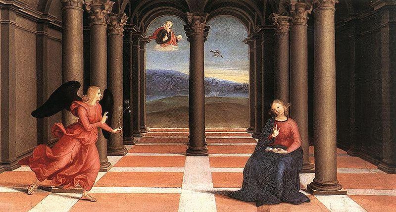 RAFFAELLO Sanzio The annunciation china oil painting image